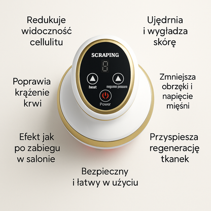 Zatrzymaj utratę jędrności skóry. 5 minut dziennie, by wygładzić skórę dzięki masażerowi Vibrea.
